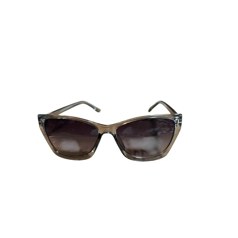 Cat Eye Sunglasses Gray Frame UV400 Protection
